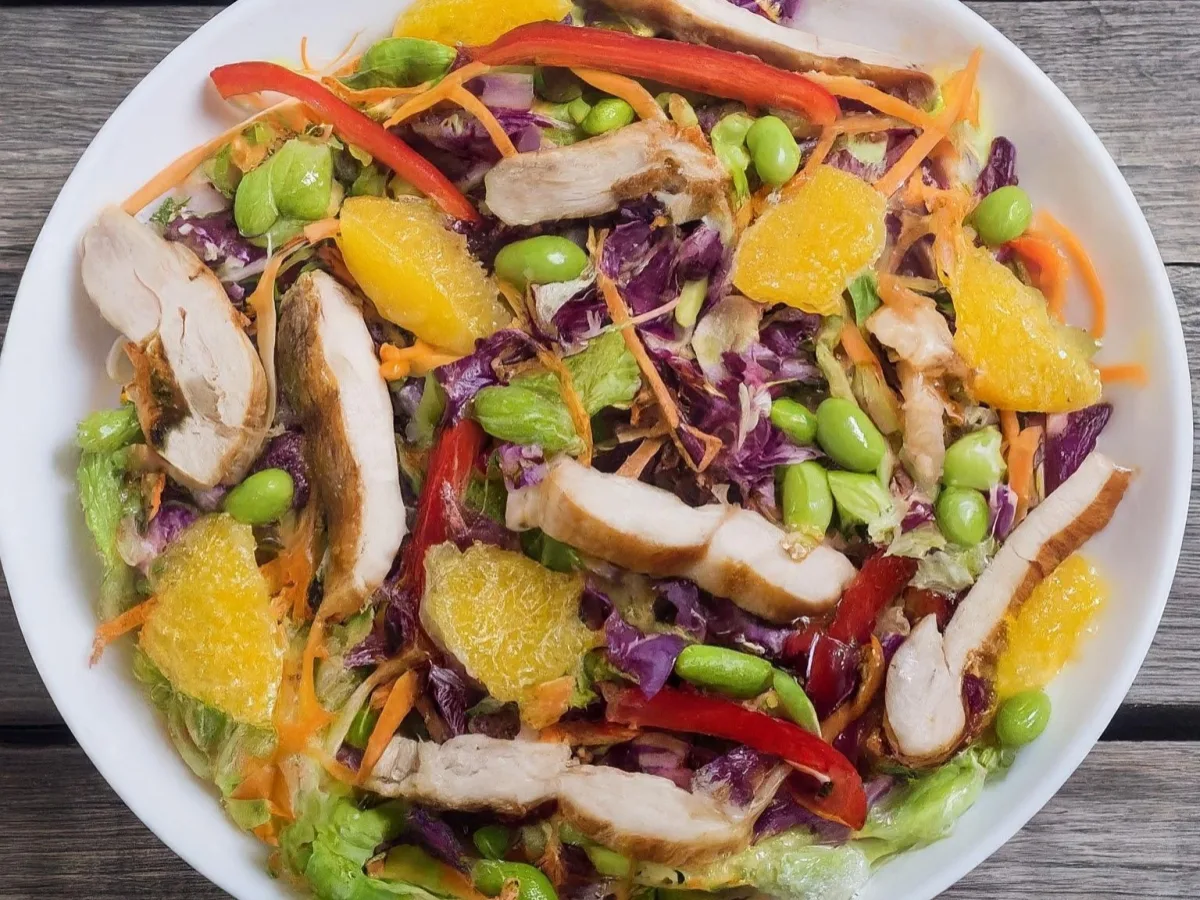 Asian Salad with Grilled Chicken Asian Salad with Grilled Chicken