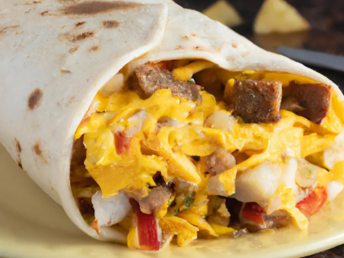 Chorizo Breakfast Burrito