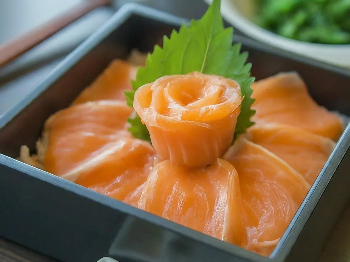 Salmon Chirashi Box Salmon Chirashi Box