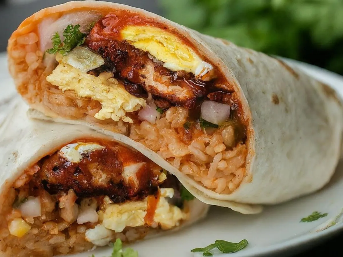 Korean BBQ Chicken Wrap Korean BBQ Chicken Wrap
