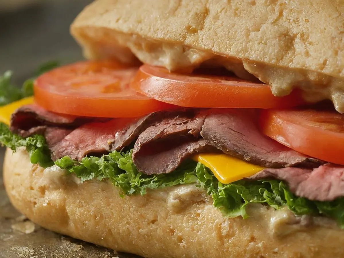 Rare Roast Beef Sandwich Rare Roast Beef Sandwich