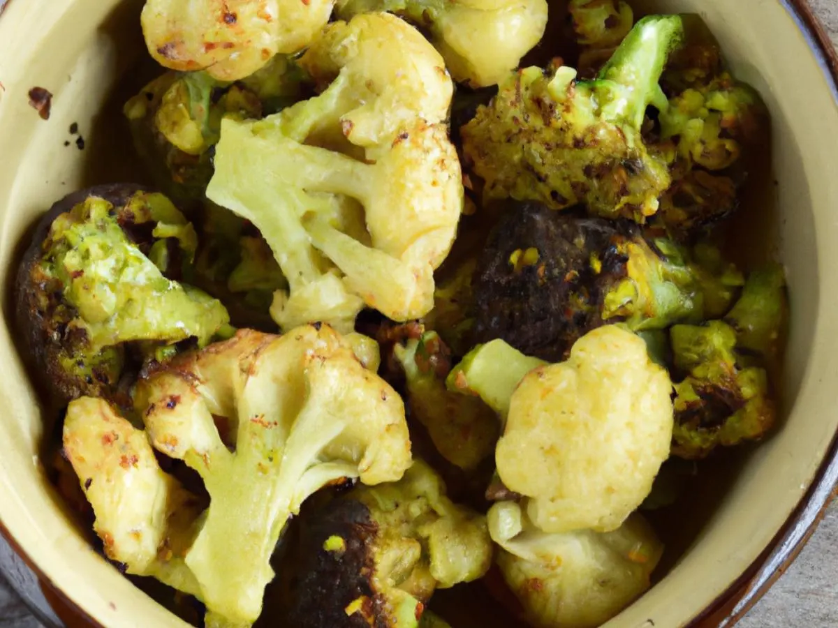 Roasted Broccoli & Cauliflower Roasted Broccoli & Cauliflower