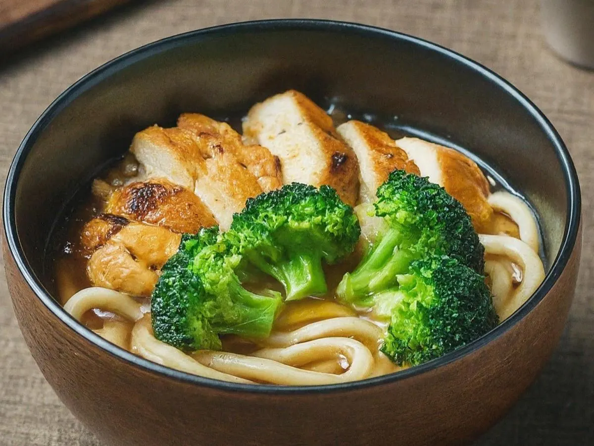 Mala Chicken Udon with Super Rich Broth Mala Chicken Udon with Super Rich Broth