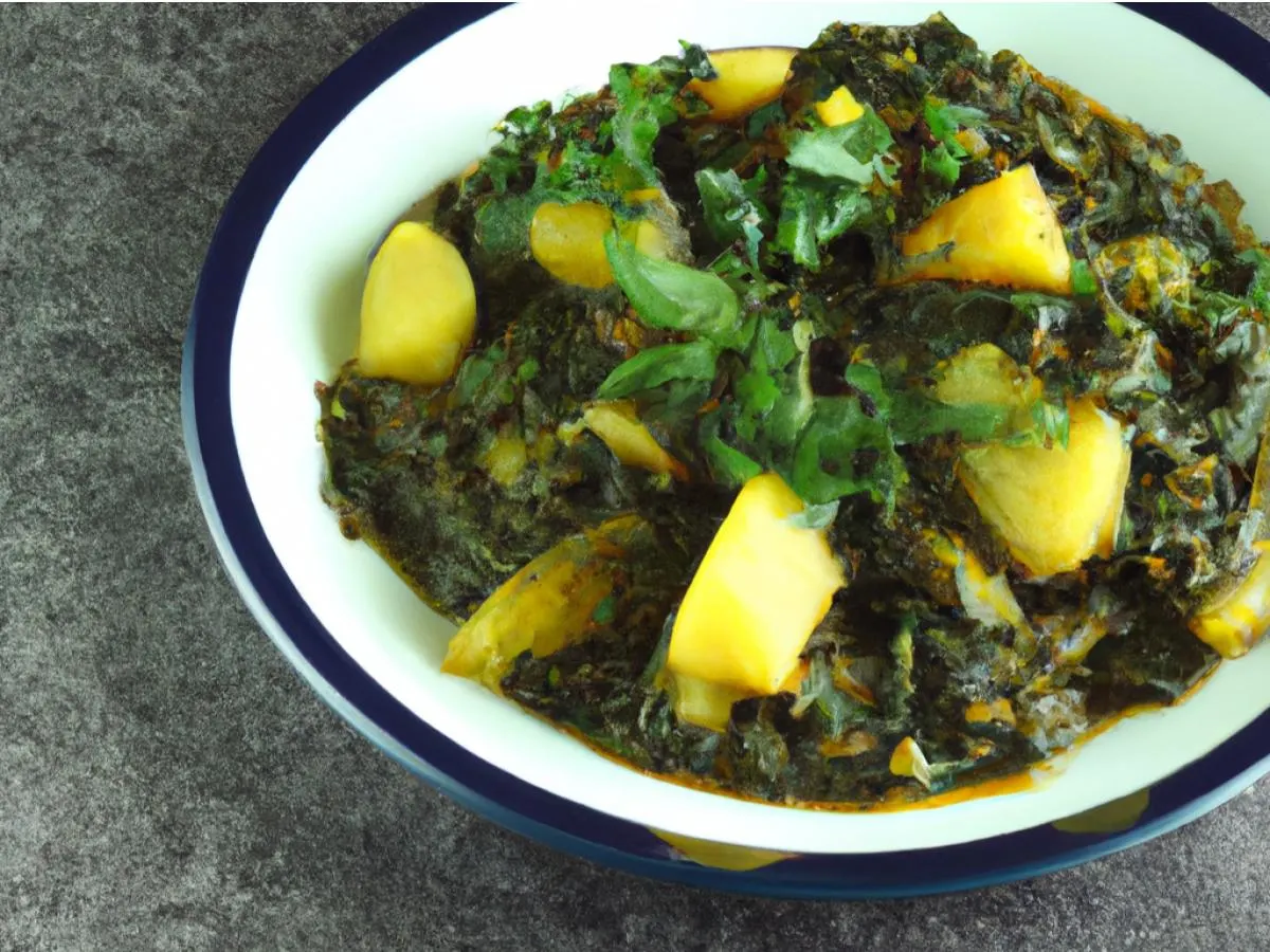 Saag Aloo Saag Aloo