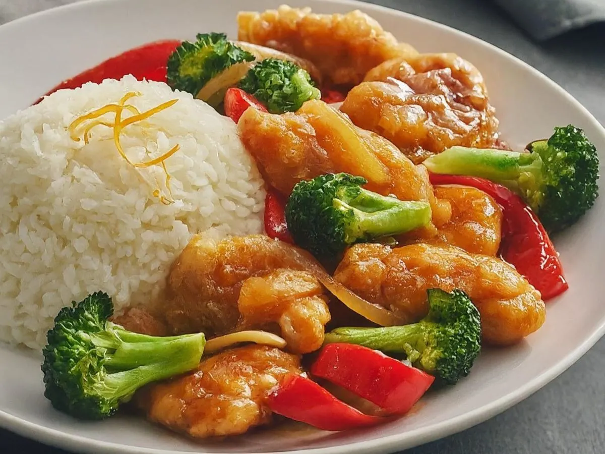 Orange Chicken and Rice