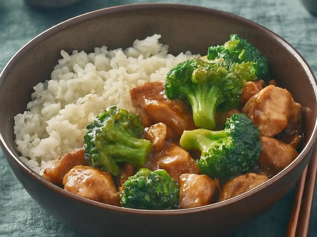 Chicken with Broccoli and Rice