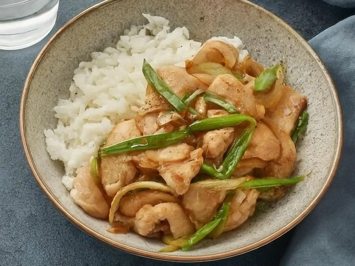 Mongolian Chicken and Rice