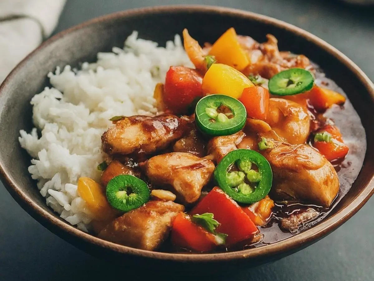 Hunan Chicken and Rice
