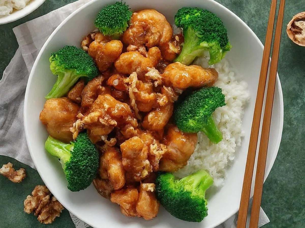 Candy Walnut Chicken and Rice