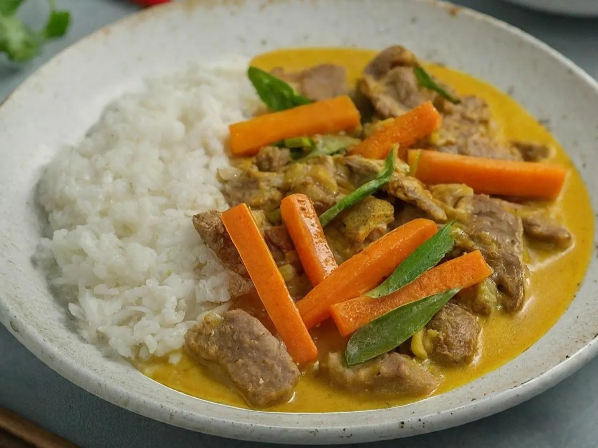 Curry Beef and Rice