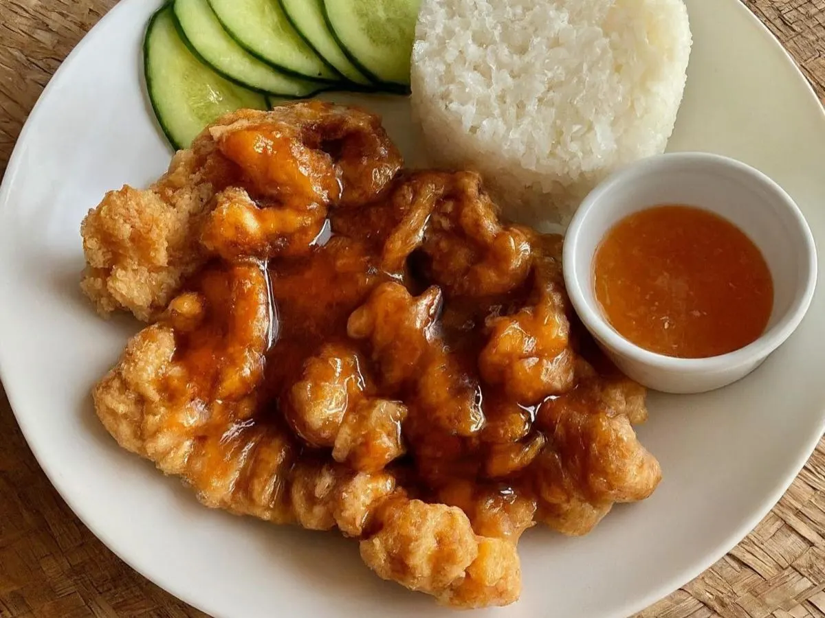 Sweet and Sour Pork and Rice