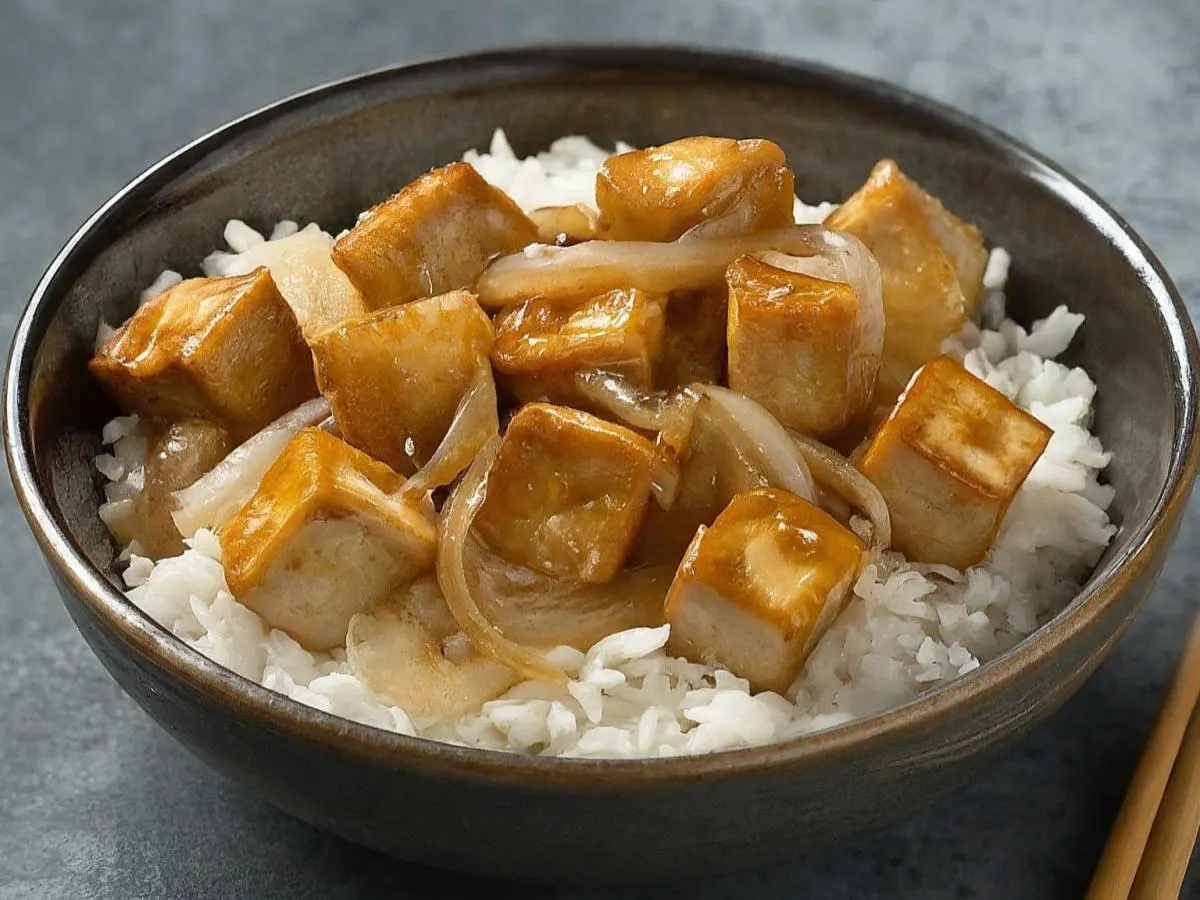 Vegan Teriyaki Tofu and Rice