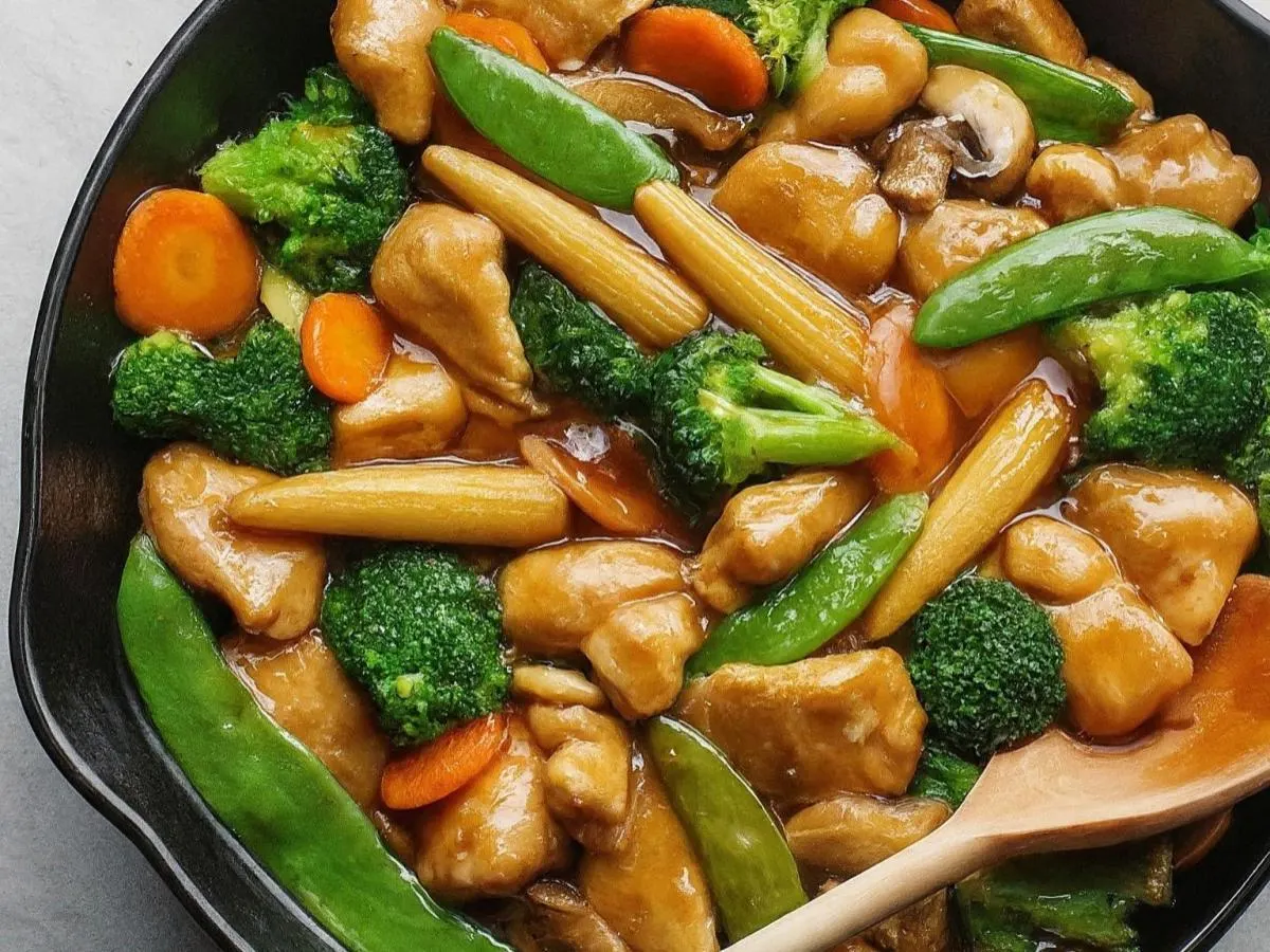 Light Carb Chicken with Mixed Vegetables (No Rice)