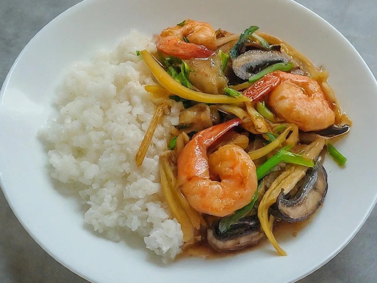 Shrimp Ginger Pad Khing Shrimp Ginger Pad Khing