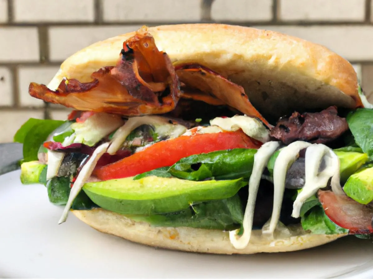 Purple Bee Sandwich with Whole Wheat Roll Purple Bee Sandwich with Whole Wheat Roll