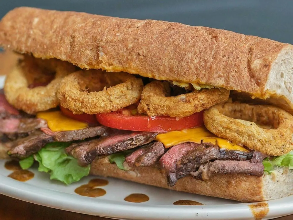 Jon Lum Sandwich with Dutch Crunch and Side Salad Combo Jon Lum Sandwich with Dutch Crunch and Side Salad Combo