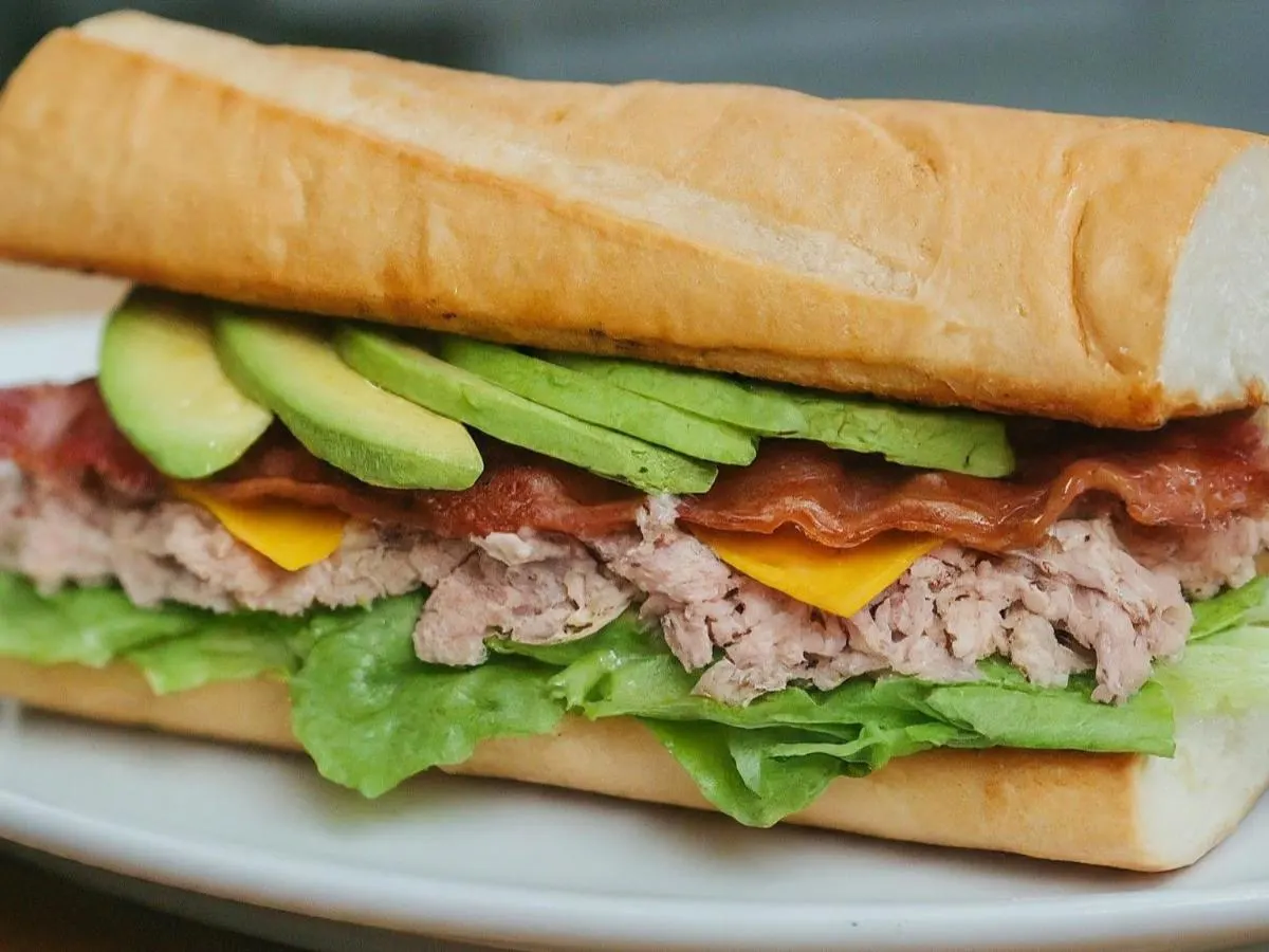 Dan Marino Sandwich on a Whole Wheat Roll With Fruit Salad Dan Marino Sandwich on a Whole Wheat Roll With Fruit Salad