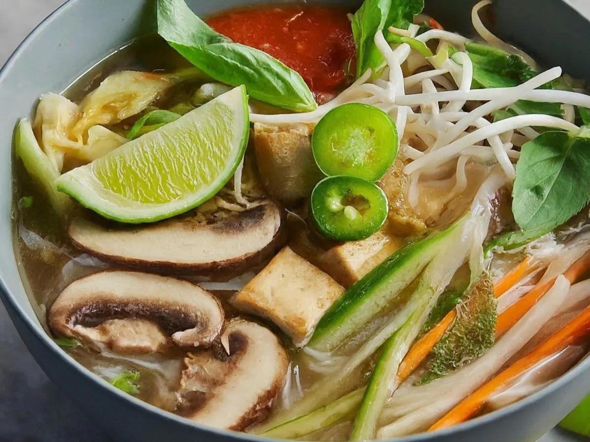 Vegan Tofu & Vegetable Pho (GF) Vegan Tofu & Vegetable Pho (GF)