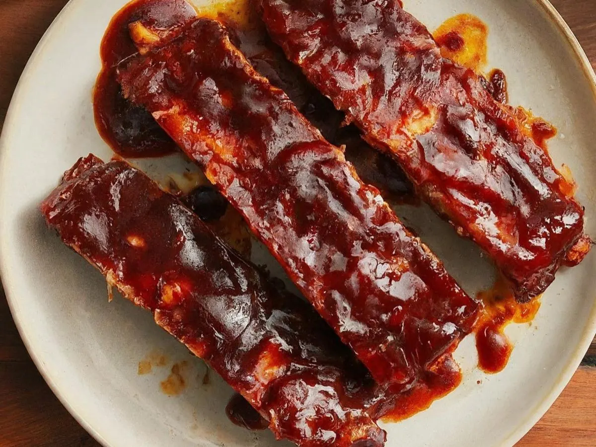 BBQ Ribs with Honey BBQ Sauce BBQ Ribs with Honey BBQ Sauce