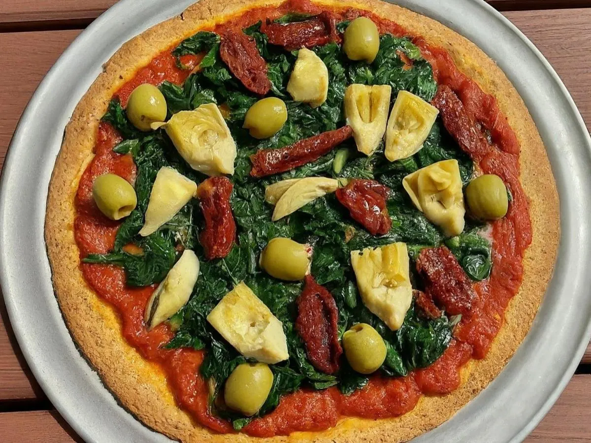 Large GF Vegan West Coast Veggie - NO CHEESE Pizza