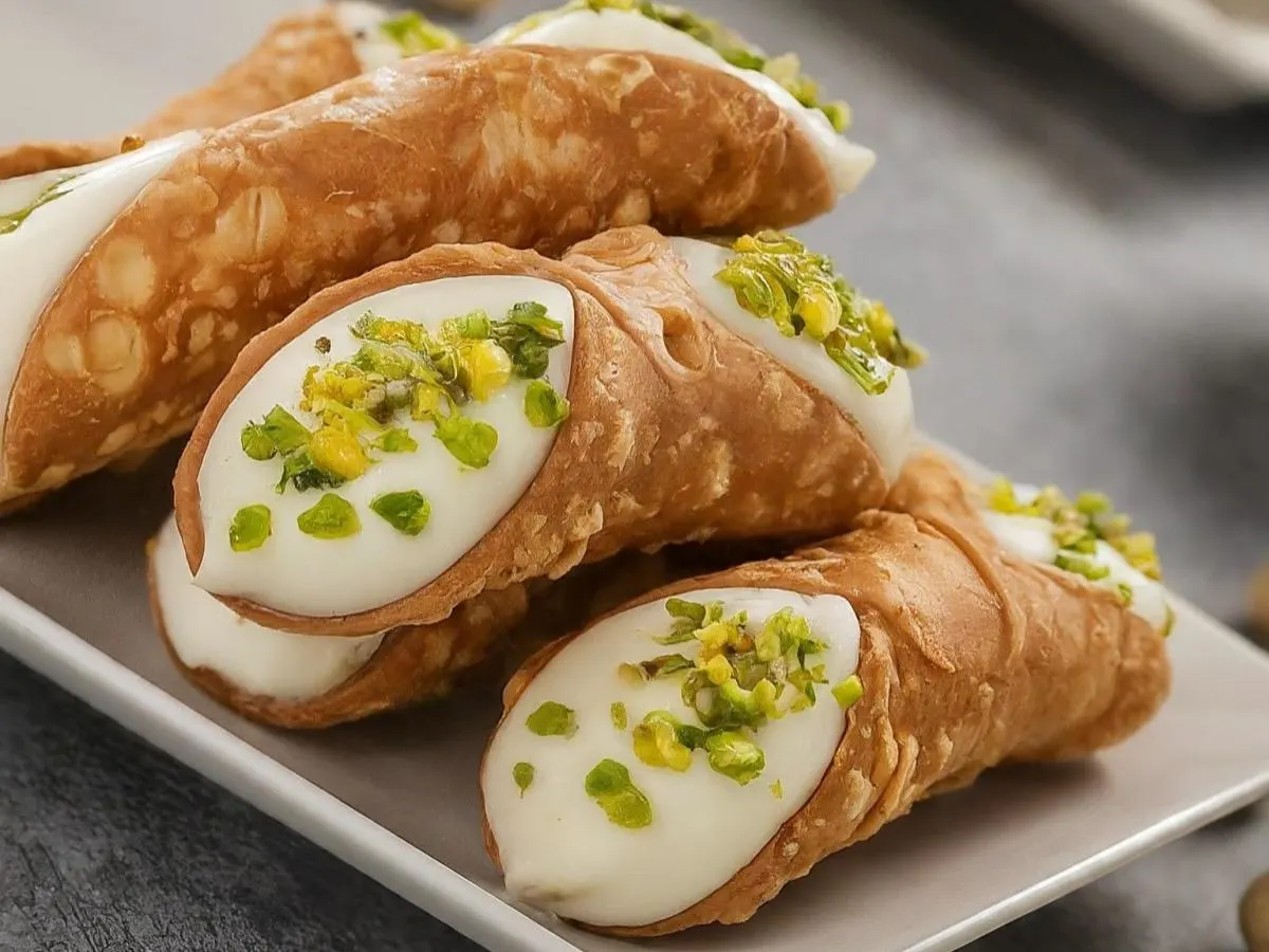 Cannoli with Pistachio