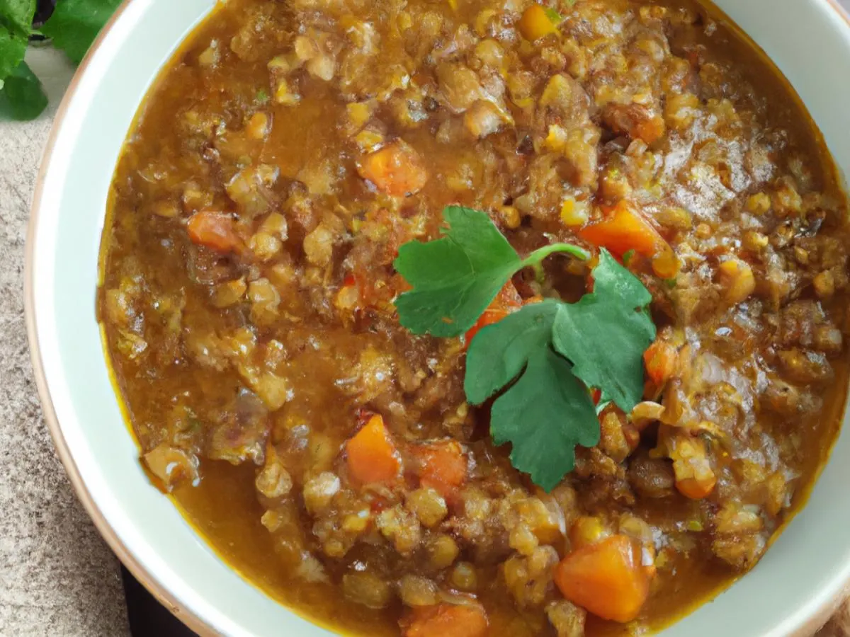 Large Moroccan Lentil Soup Large Moroccan Lentil Soup