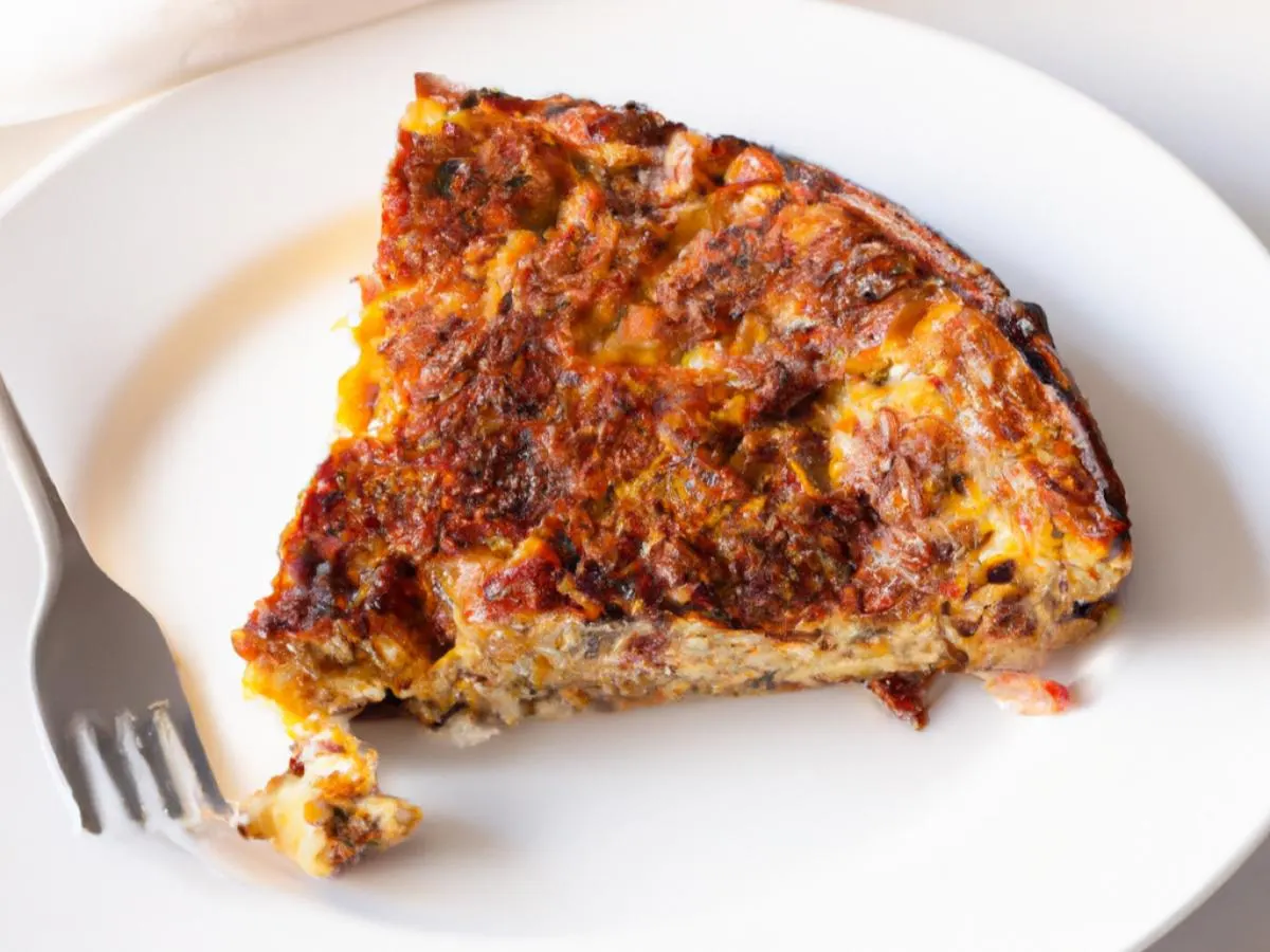 Baked Bacon Egg and Cheddar Frittata