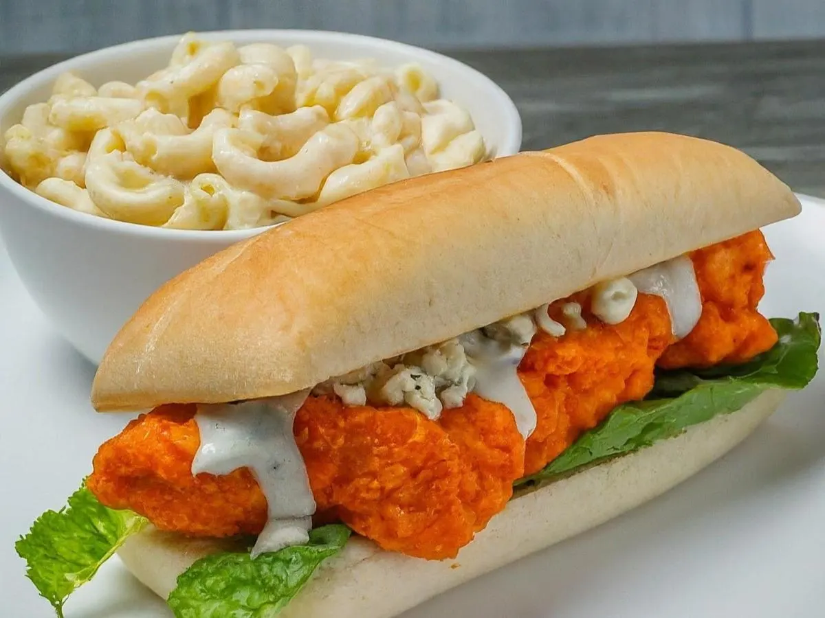 The Buffalo Soldier with Macaroni Salad