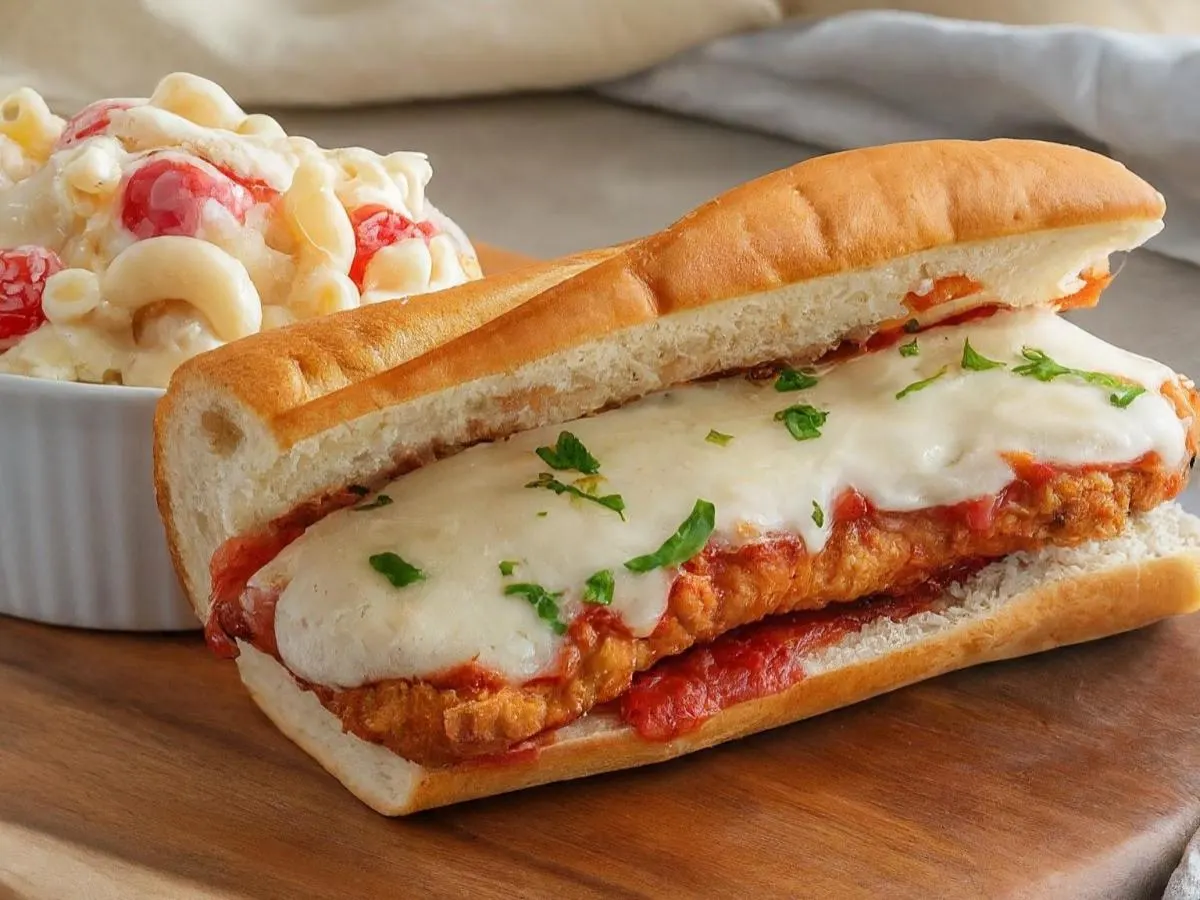 The Robot Chicken with Macaroni Salad