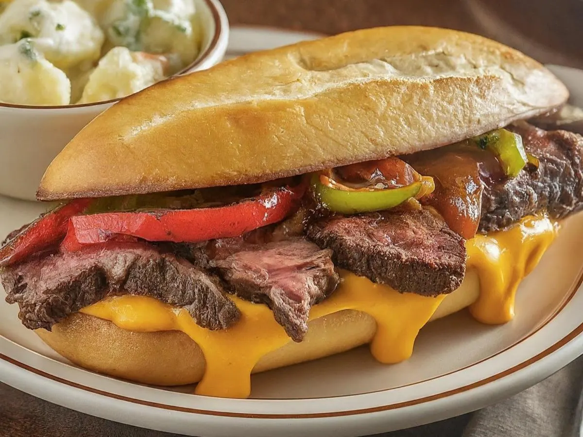 The Steak Balboa with Cole Slaw