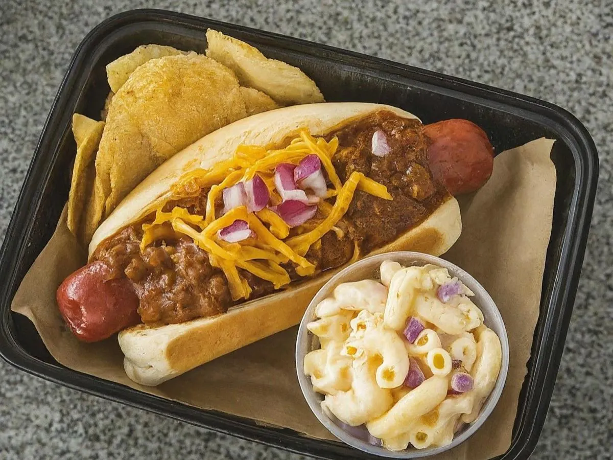 Chili Cheese Hot Dog Meal