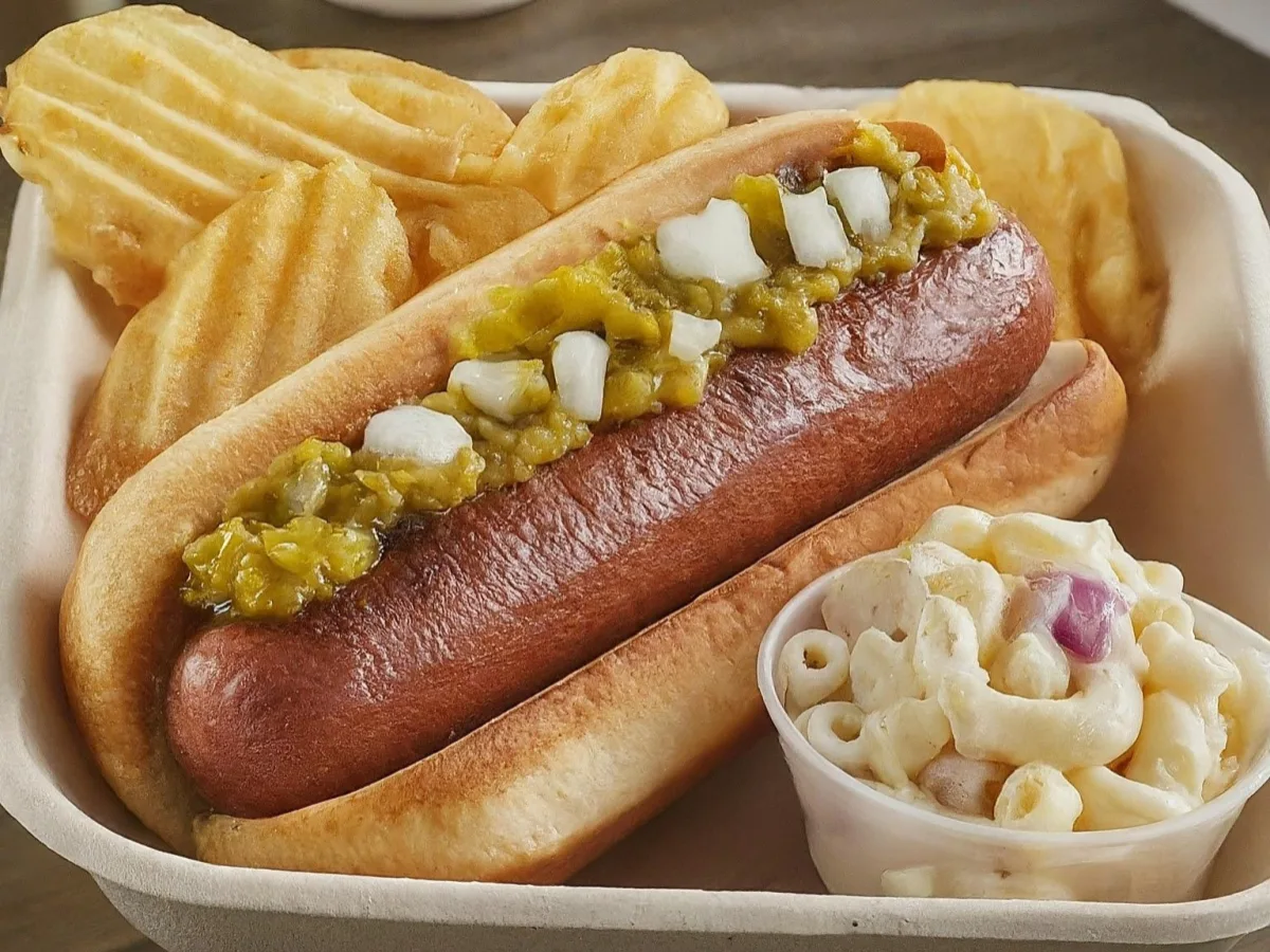 Relish Hot Dog Meal