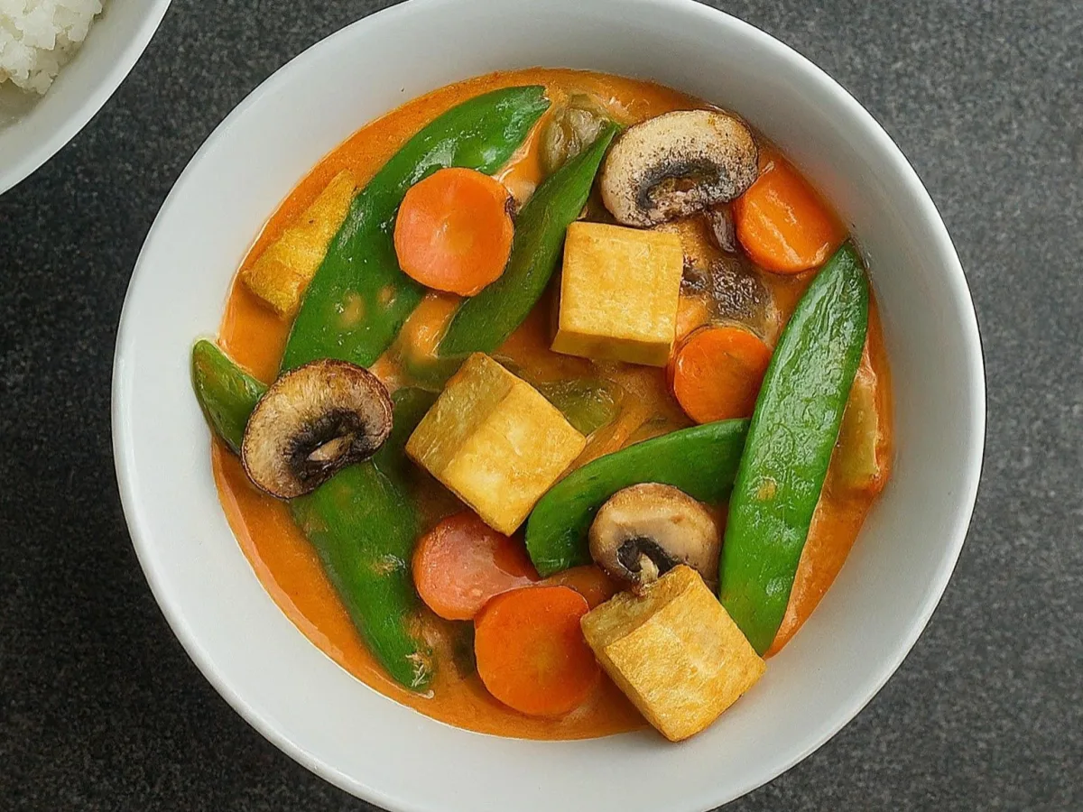 Vegan Red Curry Tofu