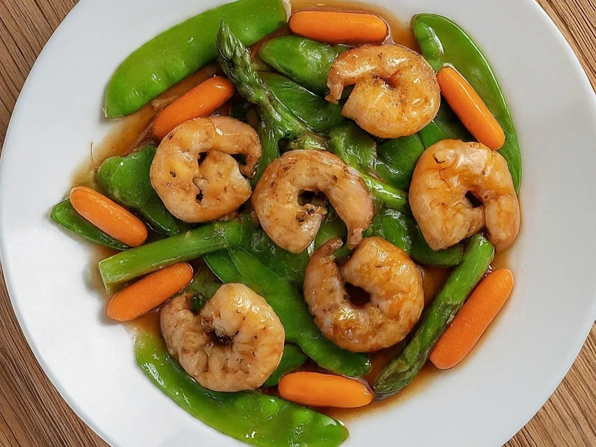 Shrimp with Asparagus