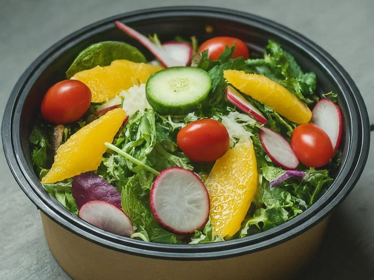 Green Salad and 3-Citrus Dressing Green Salad and 3-Citrus Dressing
