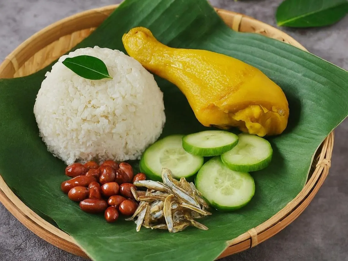 Nasi Lemak with Chicken Boxed Meal [Large]