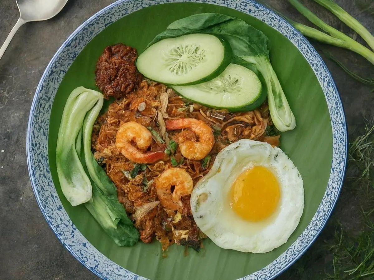 Nasi Goreng Kampung with Prawns Boxed Meal [Small]