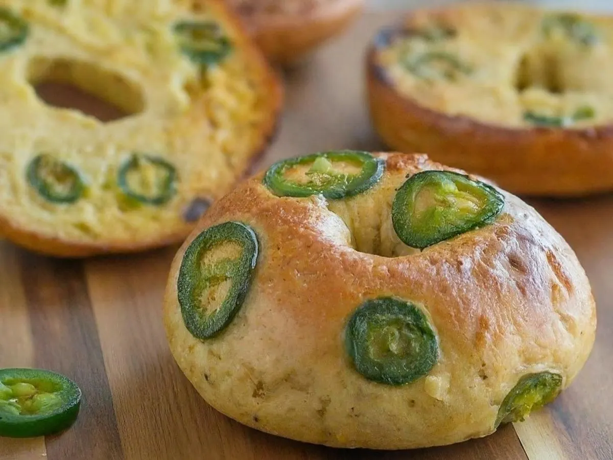 Vegan Jalapeno Bagels Vegan Jalapeno Bagels