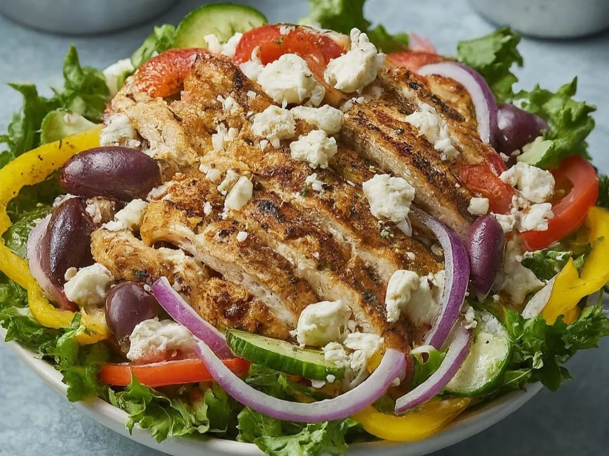 Chicken Gyro Greek Salad Chicken Gyro Greek Salad