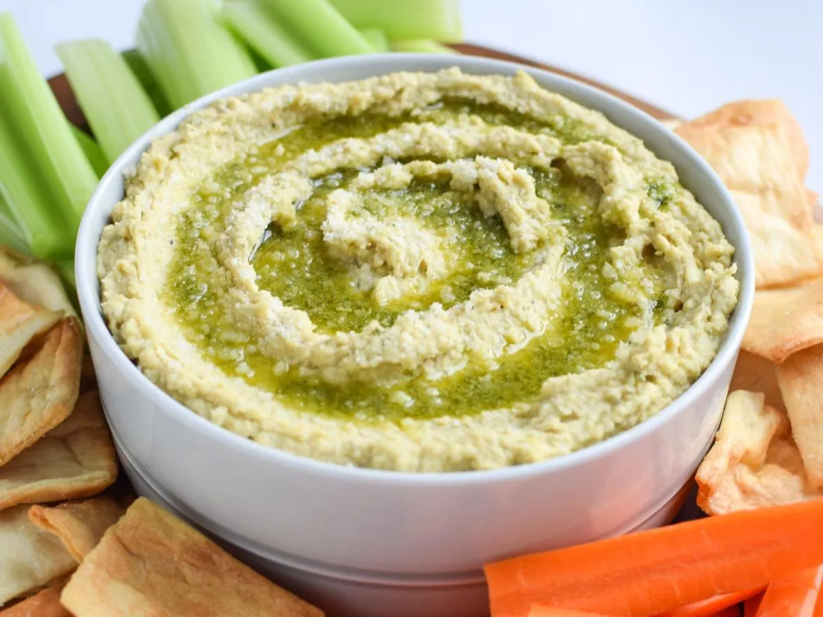 Pesto Hummus Pesto Hummus