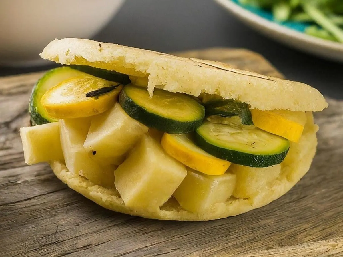 Arepa Veggie and Side Salad Box