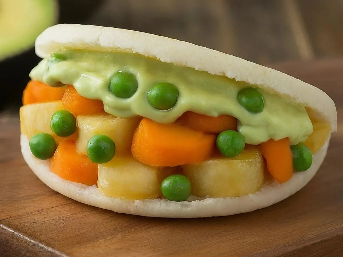 Vegetarian Arepa Queen and Side Salad Box