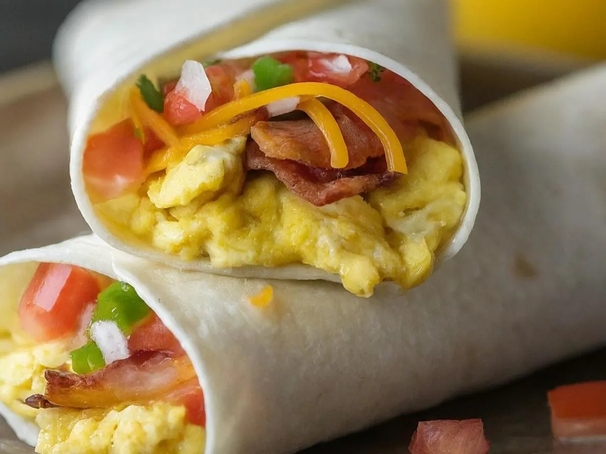 Bacon Breakfast Burrito (No Avocado, No Hash Browns) Bacon Breakfast Burrito (No Avocado, No Hash Browns)
