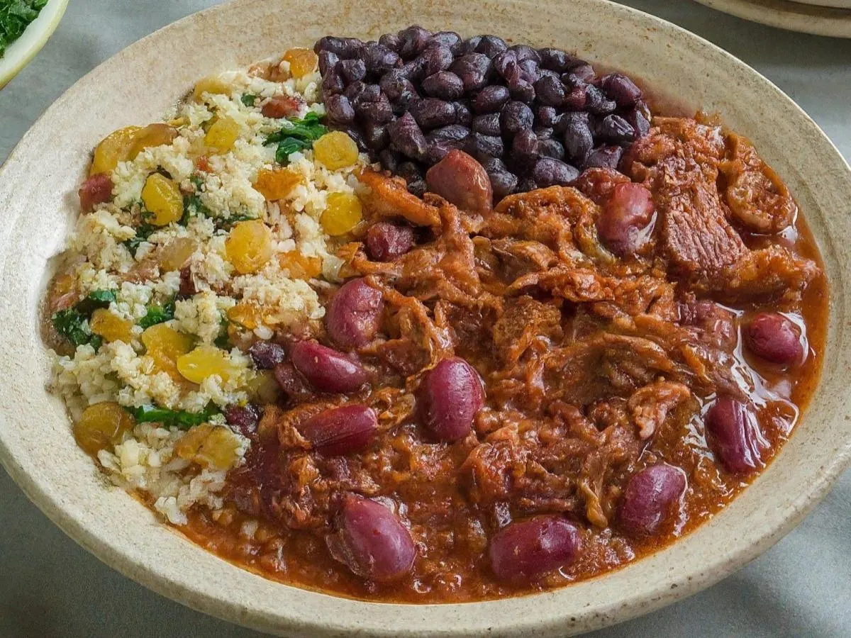 Pork Ropa Vieja With Gallo Pinto and Kale Pork Ropa Vieja With Gallo Pinto and Kale