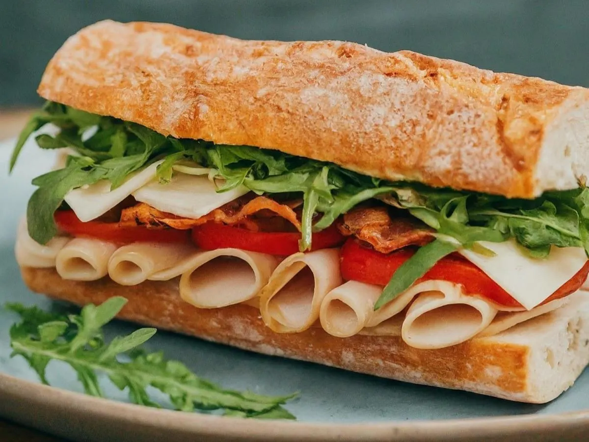 Turkey Club Sandwich (No Mayo)