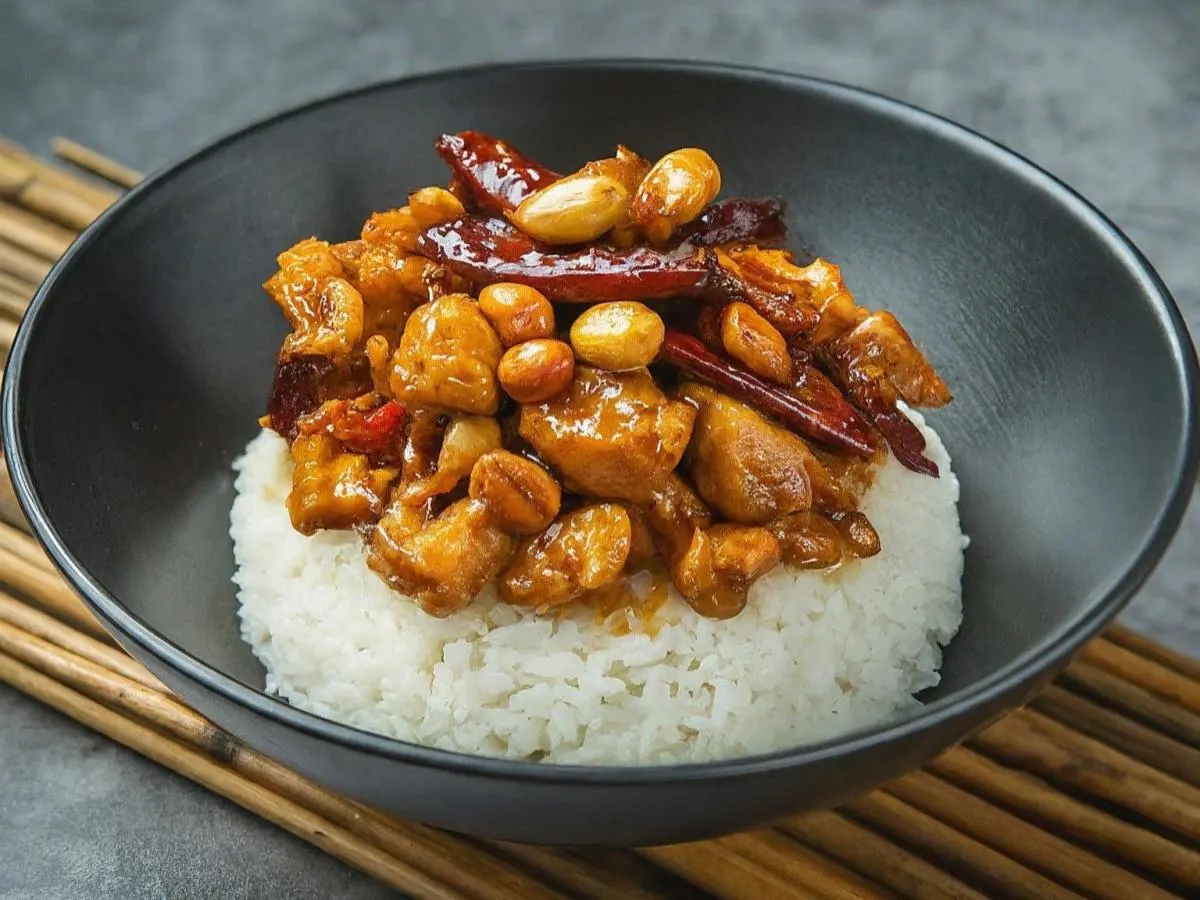Sichuan Style Kung Pao Chicken and Rice Sichuan Style Kung Pao Chicken and Rice