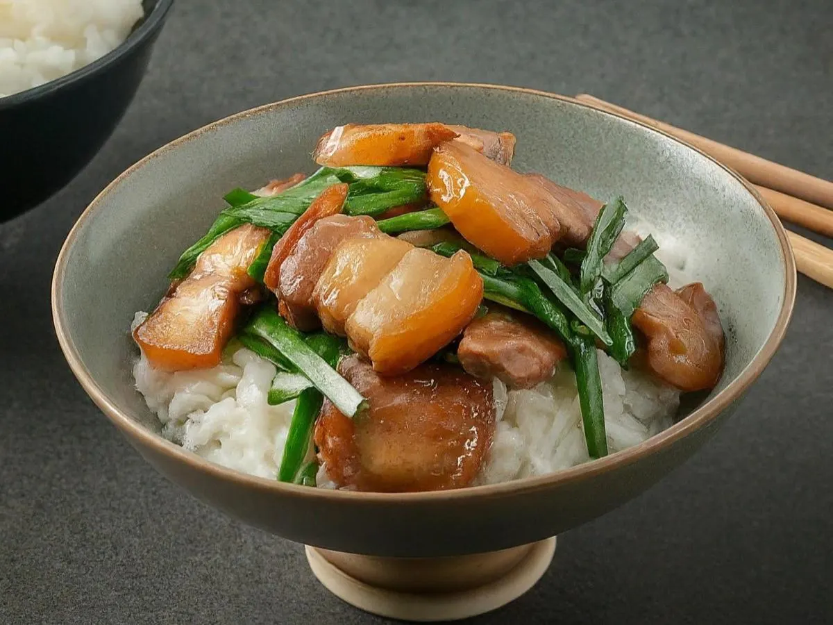 Twice Cooked Pork Belly and Rice Twice Cooked Pork Belly and Rice