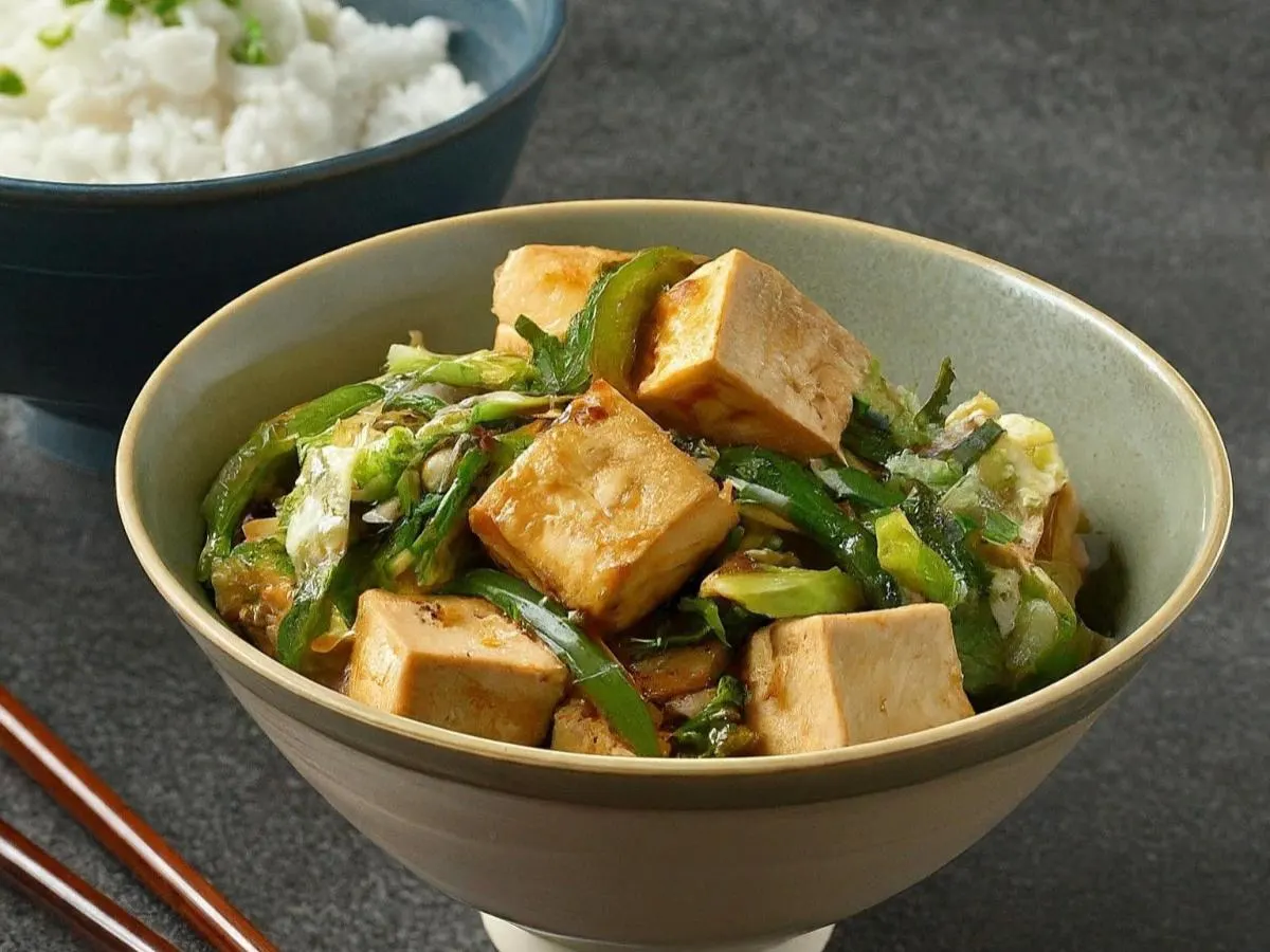 Homemade Tofu and Rice Homemade Tofu and Rice
