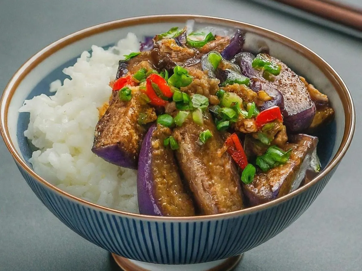 Yuxiang Eggplant and Rice Yuxiang Eggplant and Rice