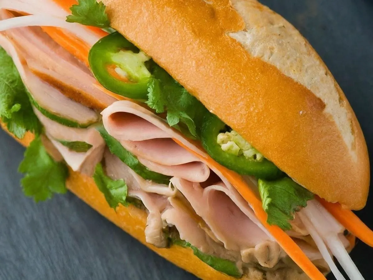 Classic Banh Mi Sandwich with Chip and Cookie Classic Banh Mi Sandwich with Chip and Cookie